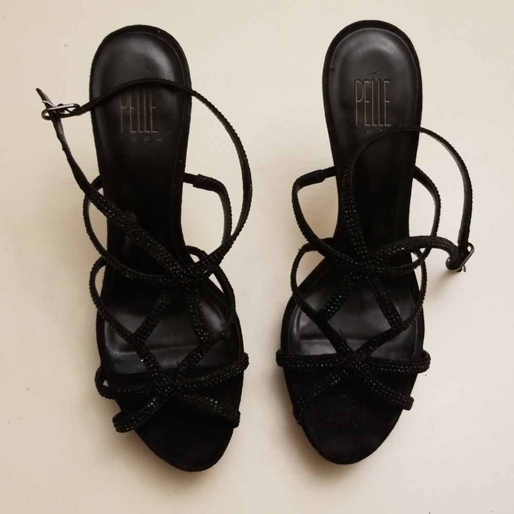 PELLE Moda black shoes 5" heel sz 8.5 M - Picture 5 of 5